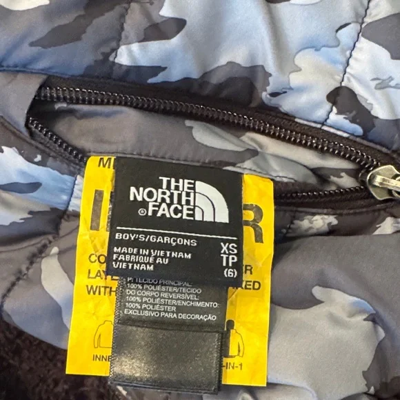 The North Face Black and Gray Camouflage Jacket - Picture 3 of 5